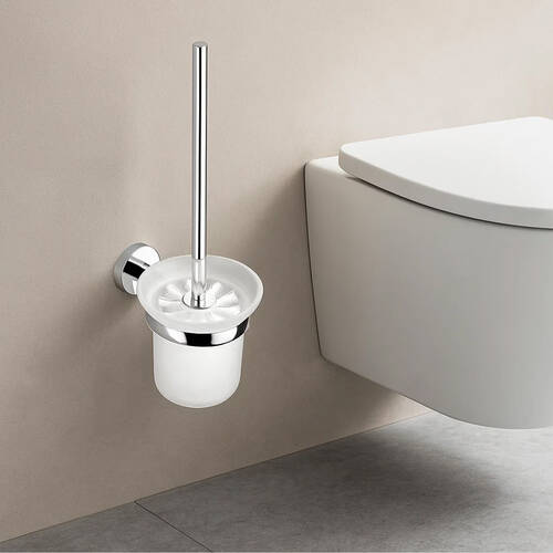 Щітка для унітазу Аква Родос Глорія 8129 з тримачем хром, фото 1