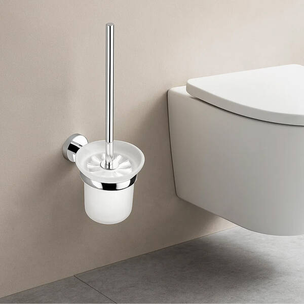 Щітка для унітазу Аква Родос Глорія 8129 з тримачем хром, фото 1