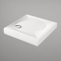 Душевой поддон из искусственного камня Paa ART KV90 KDPARTKV90/00 90х900см квадратный белый глянец, фото №4