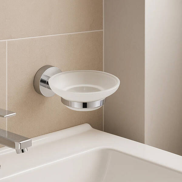 Мыльница Аква Родос Глория 44015/8122 с держателем хром, фото 4