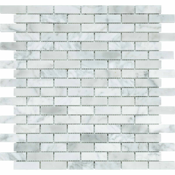 Мозаїка Mozaico De Lux K-Mos CDFS042 White Brick 30,5x29,8 см, фото 1