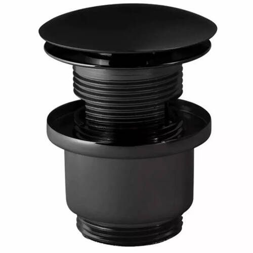 Донний клапан для раковини Paffoni ZSCA050NO 1”1/4 “ Clic-Clac, чорний матовий, фото 1