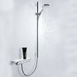 Змішувач для душу термостатичний Hansgrohe Raindance Select E 27039400 з душовим набором і штангою, хром, фото 3