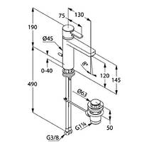 Змішувач для раковини Kludi Zenta XXL 382640575 хром, фото №2