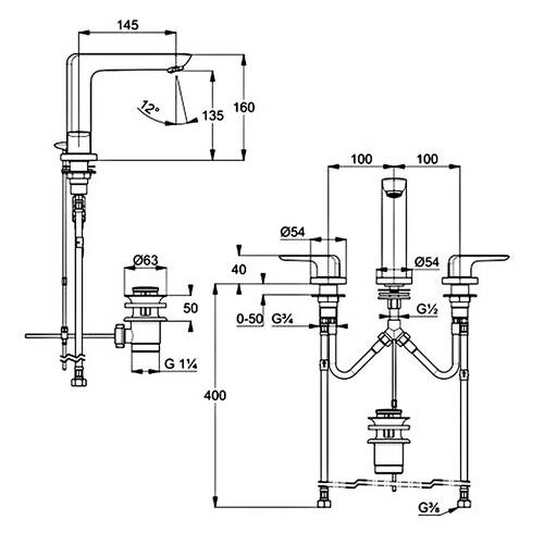 Змішувач для раковини Kludi Ameo 413930575 хром, фото 2