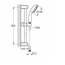 Душевой набор Grohe New tempesta 27924001, фото №2