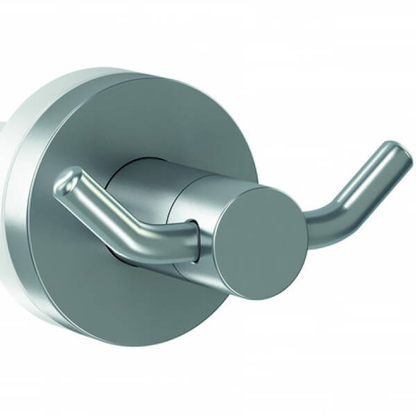 Крючок Genwec Gerunda series GW05 01 04 01 двойной, хром матовый, фото 1