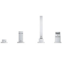 Змішувач для ванни Grohe Eurocube 19897001 з душовим набором, хром, фото №3