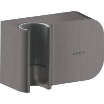 Шлангове підключення Axor One 45723340 з тримачем, хром чорний матовий