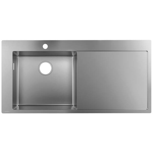 Мийка для кухні Hansgrohe S71 43331800 (S716-F450) сталь, фото 1