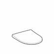 Кришка для унітаза Geberit iCon 574950000 Slim, Soft-Close, quick-fix, фото 4