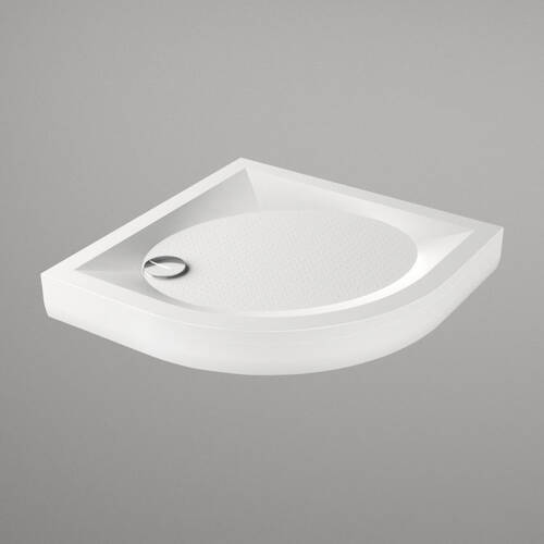 Душевой поддон из искусственного камня Paa ART RO 90 R550 DPARTRO90R550W/00 90х90см 1/4 круга белый глянец, фото 4