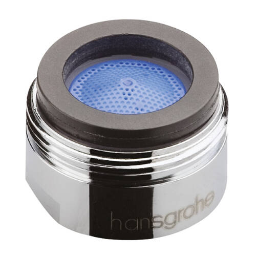 Аэратор Hansgrohe QuickClean 13913000 M24x1 без регулятора расхода воды для кухонного смесителя, фото 1