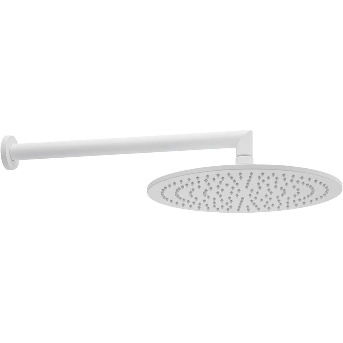 DS013620.4Q LESS MINIMAL Душова лійка 300мм з кронштейном, білий матовий (1 сорт)