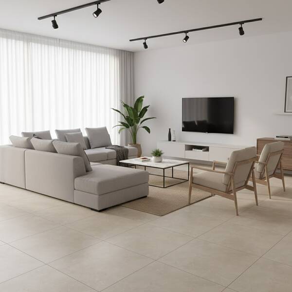 Керамограніт Alaplana P.E Slipstop Amalfi Beige Mate Rect 60x60 см, фото 3