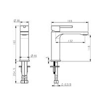 Смеситель для раковины Devit Laguna 84111110B, фото №2