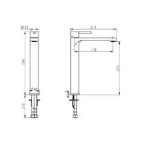 Смеситель для раковины Devit Laguna 84X11110B, фото №2