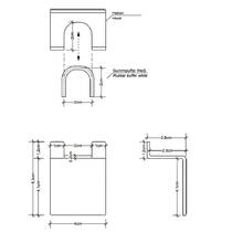 Гачок Decor Walther Contract WH 4 0902100 подвійний, хром, фото №2