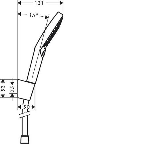 Душовий набір Hansgrohe Raindance Select S 27668000, фото 2