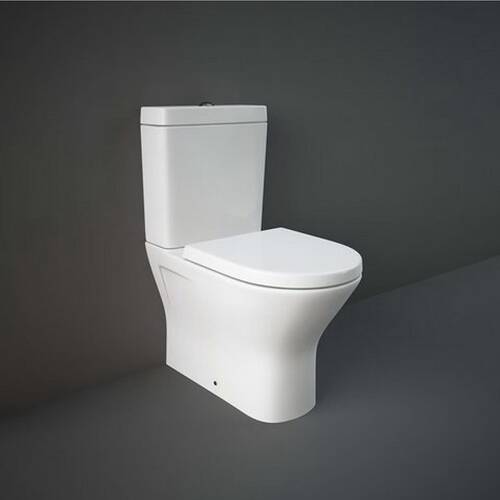 Унітаз підлоговий RAK Ceramics Resort RST17AWHA безобідковий, без бачка, фото 2