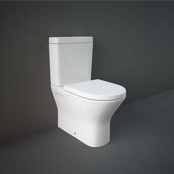 Унітаз підлоговий RAK Ceramics Resort RST17AWHA безобідковий, без бачка, фото 2
