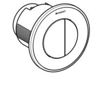 Клавіша змиву Geberit Sigma10 116.056.KK.1 білий/позолота, фото №2