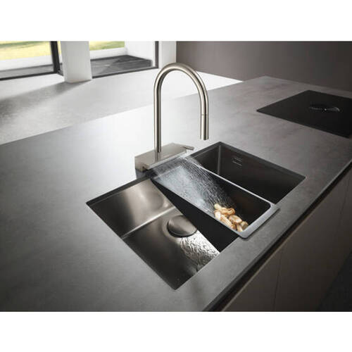 Мойка для кухни Hansgrohe S71 43427800 (S719-U500) сталь, фото 3