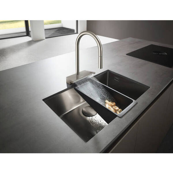 Мойка для кухни Hansgrohe S71 43427800 (S719-U500) сталь, фото 3