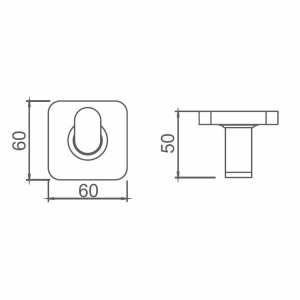 Гачок Devit Laguna 6780110 одинарний хром, фото 2