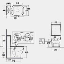 Бачок для унитаза RAK Ceramics One EL10AWHA, фото №3