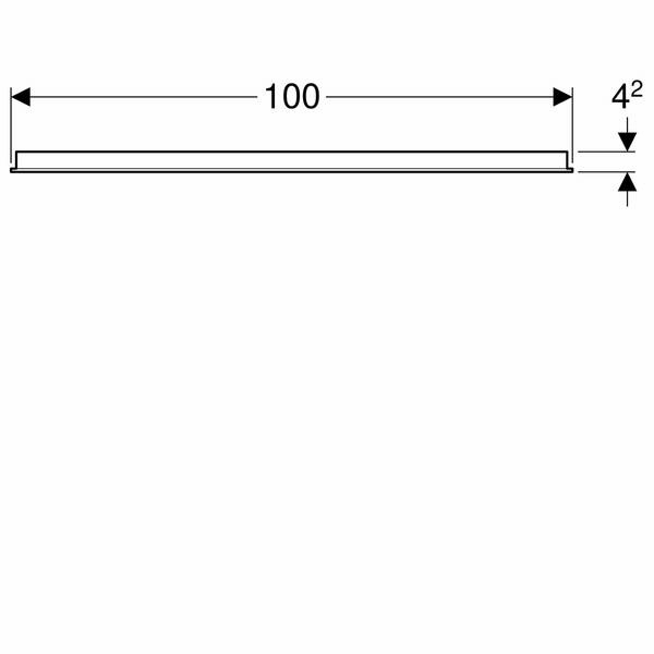 Зеркало Geberit Option 500.584.00.1 с LED подсветкой 650x1000 мм, фото 5