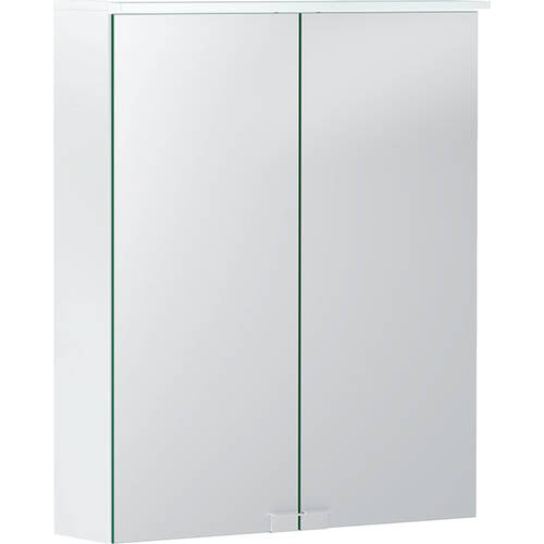 Дзеркальна шафа Geberit Option Basic 500.258.00.1 з LED-підсвічуванням 560х677 мм, фото 1