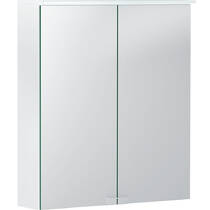 Зеркальный шкаф Geberit Option Basic 500.273.00.1 с LED-подсветкой 600х677 мм, фото №1