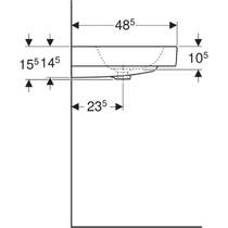 Раковина Geberit iCon 124060000 60 cм, фото №3