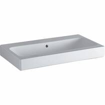 Раковина Geberit iCon 124078000 75 см без отвору під змішувач, фото №1
