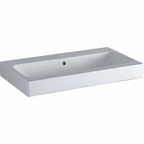 Раковина Geberit iCon 124078000 75 см без отвору під змішувач, фото 1