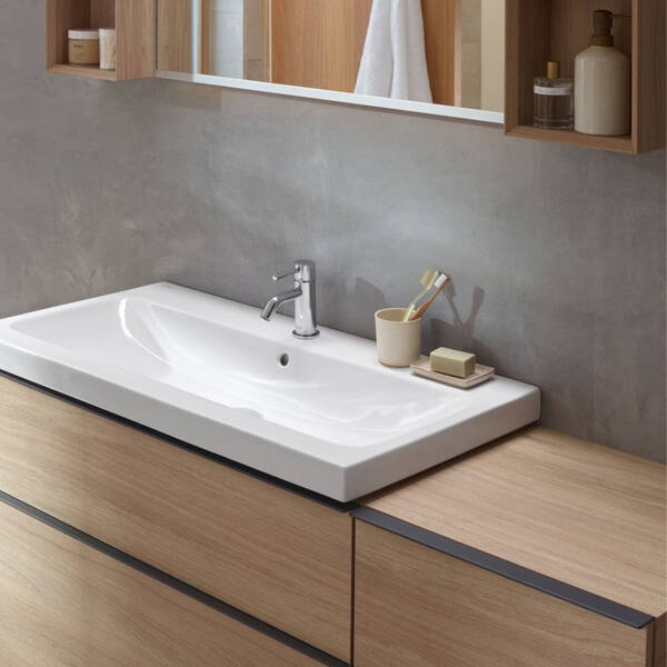 Раковина Geberit iCon 124590000 90 см, фото 6
