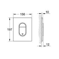 Клавіша змиву Grohe Arena Cosmopolitan  38844SH0 альпійський білий, фото №2