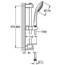 Душевой набор Grohe Euphoria 110 Massage 27231001 хром, фото №2