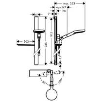 Душовий набір Hansgrohe Raindance Select S 120 3jet 27648000 хром, фото №2