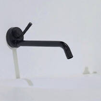 Смеситель скрытого монтажа для раковины Zucchetti ZP1617.N1 Isystick черный матовый, фото №1