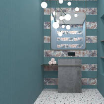 Плитка Ape Ceramica Arts Tip Blue 20x50 см, фото №2