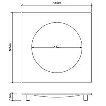 Мыльница Decor Walther DW 351 0837260 черный матовый, фото №2