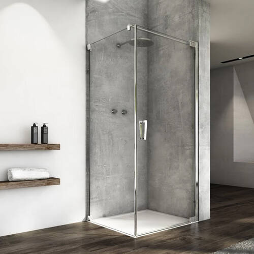 Бічна стінка SanSwiss Cadura CAT10905007 90х200 см зі стельовим стабілізатором, фото 2