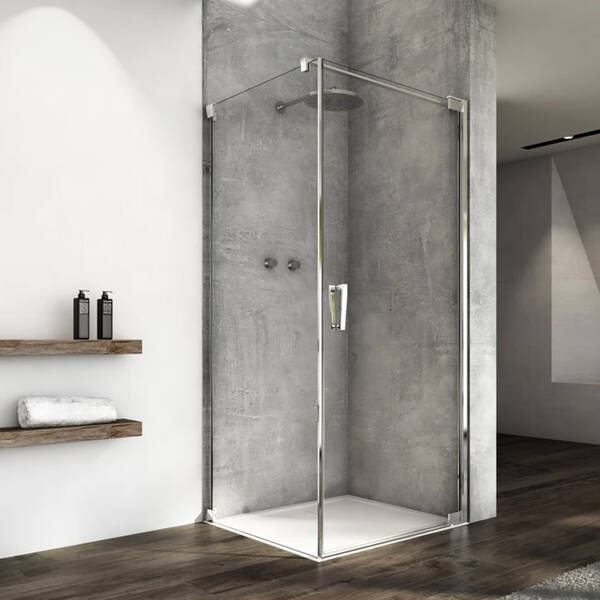 Бічна стінка SanSwiss Cadura CAT10905007 90х200 см зі стельовим стабілізатором, фото 2