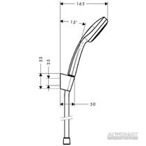 Душевой набор Hansgrohe Croma 27575000, фото №2