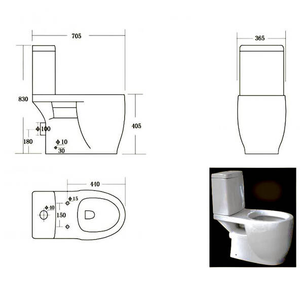 Кришка для бачка Devit Prestige 3014124 до компакту 3010124, фото 2