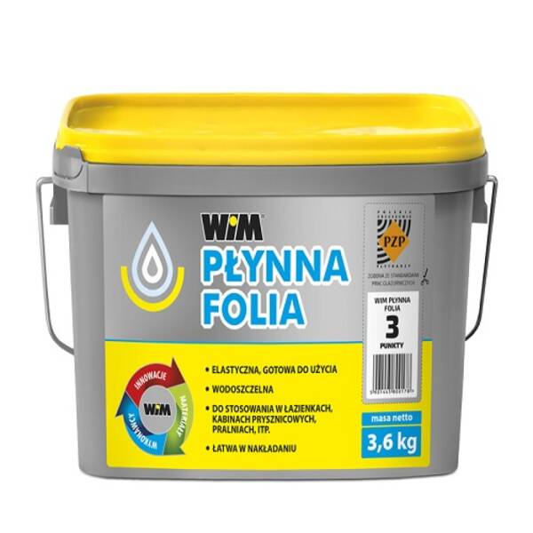 Гідроізоляція однокомпонентна WIM Folia 3,6кг, фото 1