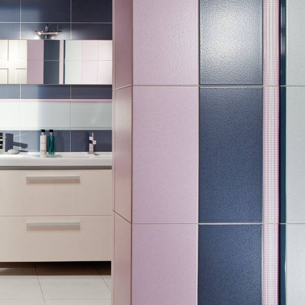 Фриз Lasselsberger Rako Vanity Wlamh015 Бузковий 4,5x39,8 см, фото 2