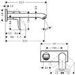 Змішувач прихованого монтажу для раковини Hansgrohe Metris 31086000, фото 2